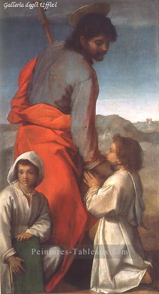 St James avec deux enfants renaissance maniérisme Andrea del Sarto Peintures à l'huile